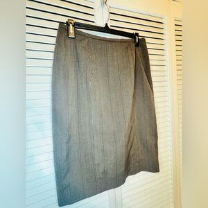 🌸 Worthington Size 8 Pinstripe Pencil Skirt Vintage EUC